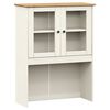 vidaXL Highboard VIGO hvit 78x40x175 cm heltre furu