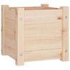 vidaXL Plantekasser 2 stk 31x31x31 cm heltre furu