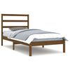 vidaXL Sengeramme honningbrun heltre furu 100x200 cm