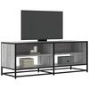 vidaXL TV-benk gr&aring; sonoma 120,5x40x46 cm konstruert tre og metall