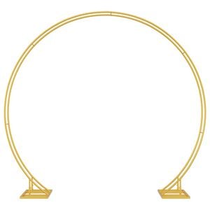 vidaXL Bryllupsbue Gull 220 x 45 x 200 cm St&aring;l