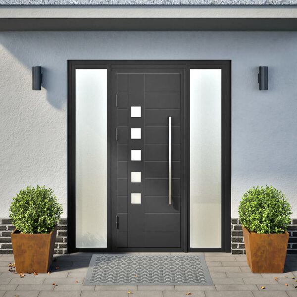 vidaXL Hageplanter 2 stk 40x40x40 cm oksidert stål