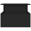 vidaXL Salongbord svart 90x55x42,5 cm konstruert tre