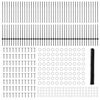 vidaXL Gjerde med stolpe Gr&aring; 1,4 x 100 m St&aring;l og PVC
