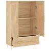 vidaXL Highboard sonoma eik 69,5x31x115 cm konstruert tre