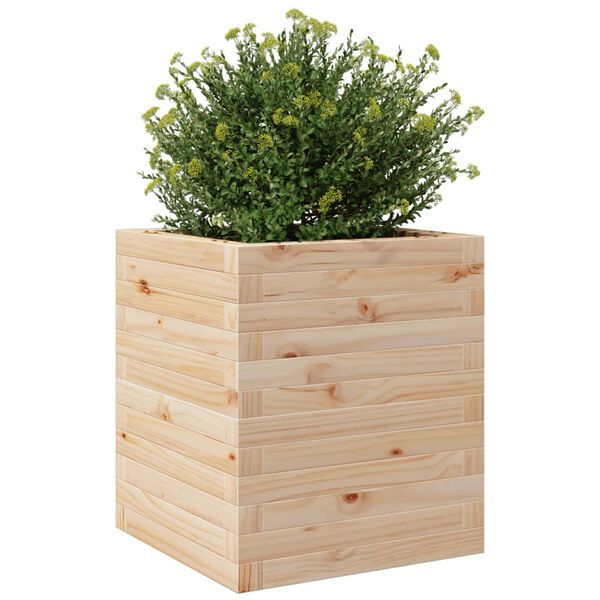 vidaXL Plantekasse 40x40x46 cm heltre furu