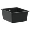 vidaXL Enkel oppvaskkum Granitt 37 x 46 x 20 cm grafitt