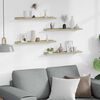 vidaXL Vegghyller 4 stk sonoma eik 60x9x3 cm