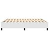 vidaXL Boxspring-sengeramme hvit 180x200 cm Super King kunstskinn