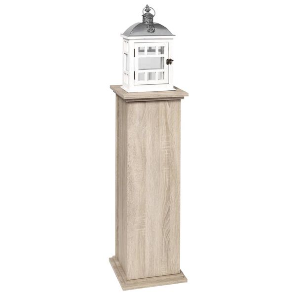 FMD Aksentbord med dør 88,5 cm eiketre