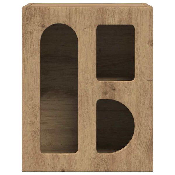 vidaXL Nattbord Artisan Eik 40 x 35 x 50 cm Konstruert tre