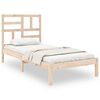 vidaXL Sengeramme heltre furu 90x190 cm Single