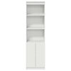 vidaXL Highboard hvit 50x35x180 cm konstruert tre