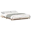 vidaXL Sengestamme Brun 160 x 210 cm Massiv furu