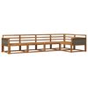 vidaXL Utend&oslash;rs sofa-sett 5 pcs Naturlig Solid akasietre