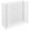 vidaXL Gabion h&oslash;ybed galvanisert st&aring;l 90x30x90 cm