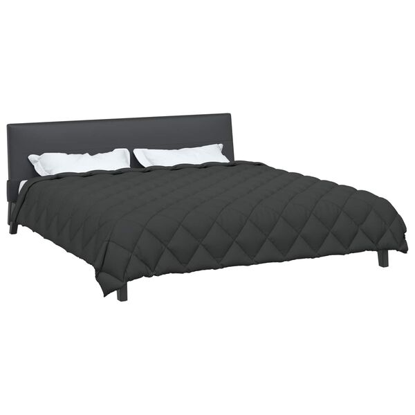 vidaXL Vinter Dynen Antrasitt 220 x 240 cm Mikrofiber