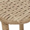 vidaXL Sammenleggbart hagebord beige 90x51x75 cm polyrotting