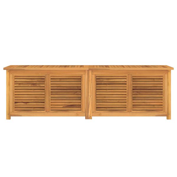 vidaXL Putekasse med pose 175x50x55 cm heltre teak