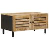 vidaXL Kaffebord Naturlig 80 x 50 x 40 cm Massiv mango tre