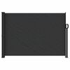 vidaXL Uttrekkbar sidemarkise 140x600 cm svart
