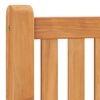 vidaXL Hagebenk 114 cm heltre teak