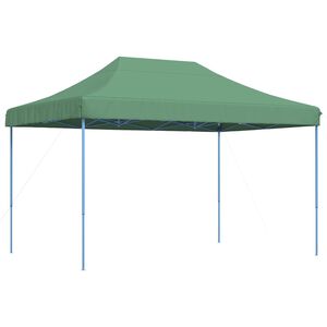 vidaXL Partytelt 279 x 410 x 315 cm Gr&oslash;nn Oxford Stoff