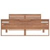 vidaXL Sengeramme heltre teak 140x200 cm
