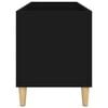 vidaXL Hifi-benk svart 74,5x38x48 cm konstruert tre