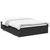 vidaXL Sengeramme svart 120x190 cm konstruert tre