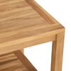vidaXL Kaffebord Brun 60 x 60 x 45 cm Heltre teak