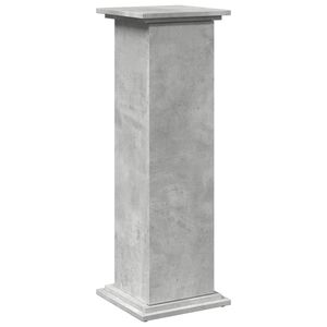 vidaXL Pidestall med oppbevaring betonggr&aring; 31x30x90 cm konstruert tre