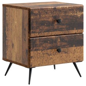 vidaXL Nattbordskap Gammelt tre 43 x 34,5 x 47,5 cm Konstruert tre