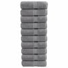 vidaXL Premium gjesteh&aring;ndkl&aelig;r SOLUND 10 stk gr&aring; 30x50 cm 600gsm