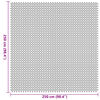 vidaXL Teppe til telt Bl&aring; 250 x 250 cm Polyester