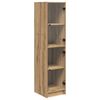 vidaXL H&oslash;yskap Artisan Eik 35 x 37 x 142 cm Konstruert tre
