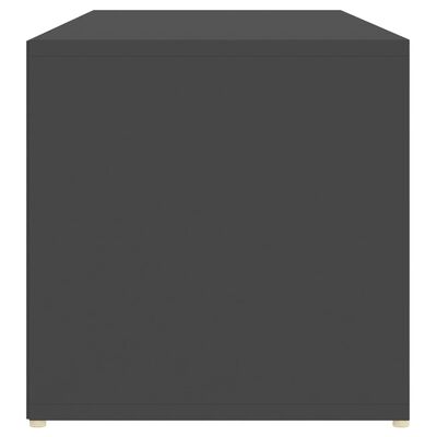 vidaXL Skobenk grå 105x35x35 cm sponplate