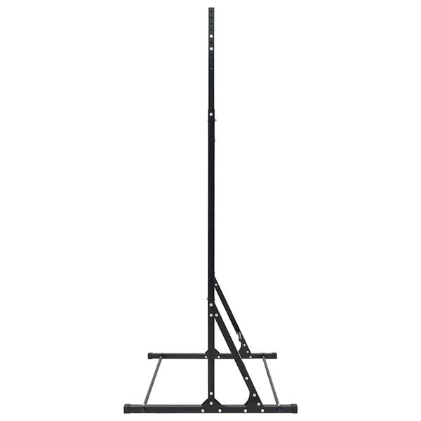 vidaXL Pull-Up Bar Stasjon Svart 101 x 102 x 235 cm Pulverlakkert stål