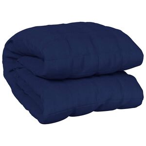 vidaXL Vektdyne bl&aring; 120x180 cm 5 kg stoff