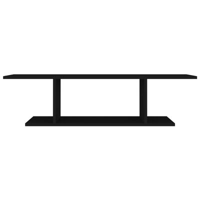 vidaXL Vegghengt TV-benk svart 103x30x26,5 cm