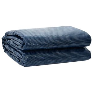 vidaXL Soldeksel Ekstra Tung &Oslash; 527 cm 400 &mu;m Rund PE Svart og Bl&aring;