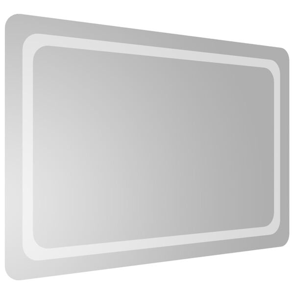 vidaXL Baderomsspeil med LED 90x60 cm