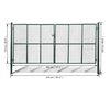 vidaXL Hageport i netting 400x175 cm
