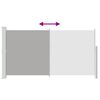 vidaXL Uttrekkbar sidemarkise 170x300 cm gr&aring;