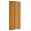vidaXL Takpanel 36 stk. Naturlig 100 x 45 cm Galvanisert st&aring;l