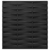 vidaXL Gjerdepanel WPC 170x180 cm svart