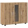 vidaXL Tre skap Artisan Eik 88,5 x 30,5 x 73 cm Konstruert tre