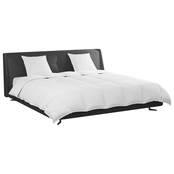 vidaXL Dyne Sett med pute 3 pcs Hvit Dun Fj&aelig;r