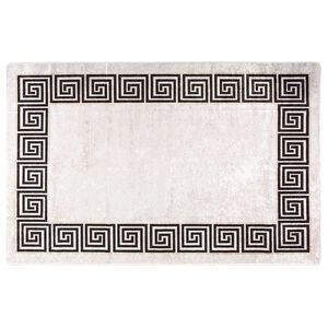 vidaXL Vaskbart teppe 160x230 cm lys beige