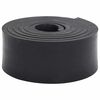 vidaXL Gummikant for sn&oslash;plog svart 250x10x1 cm